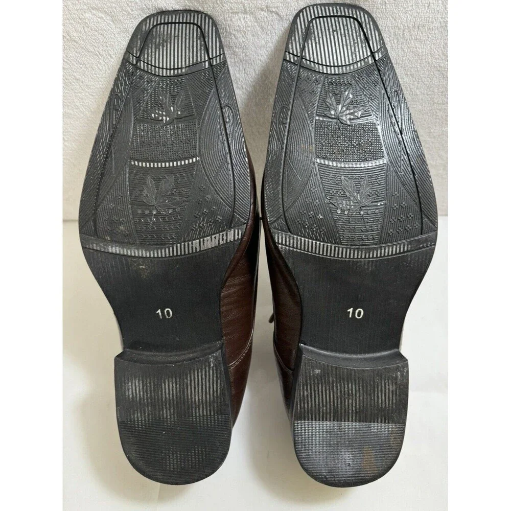 MEN'S DREAM SEEK DRESS SHOE OXFORD DR301 BROWN SIZE‎ 10 LACE UP